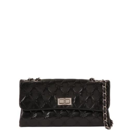 Chanel Vintage Pre-owned Tyg chanel-vskor Black, Dam