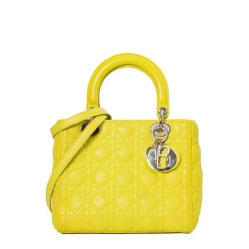 Dior Vintage Pre-owned Laeder dior-vskor Yellow, Dam