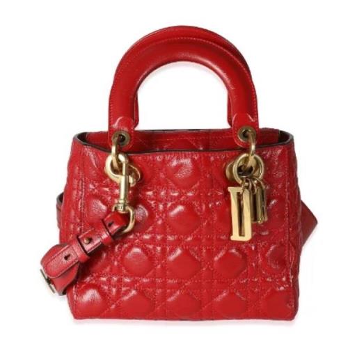 Dior Vintage Pre-owned Laeder dior-vskor Red, Dam