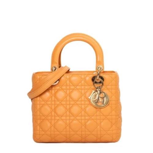 Dior Vintage Pre-owned Laeder dior-vskor Orange, Dam