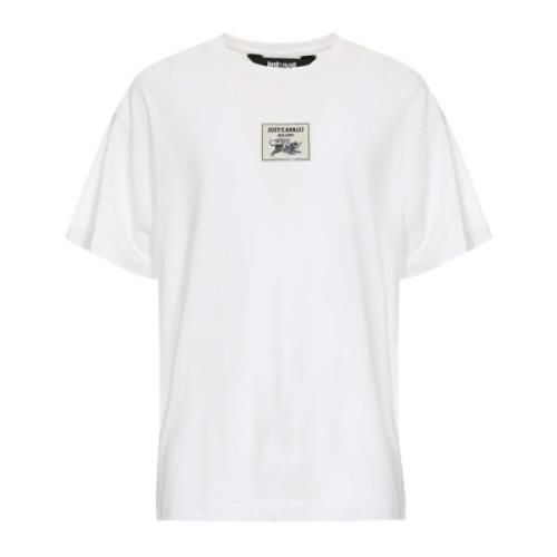 Just Cavalli T-shirts och Polos White, Herr