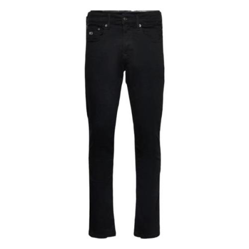 Tommy Hilfiger Svarta Slim Fit Jeans Black, Herr