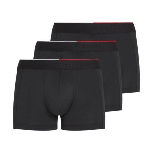 Tommy Hilfiger Microfiber Boxershorts - Stretchiga, Svarta Black, Herr