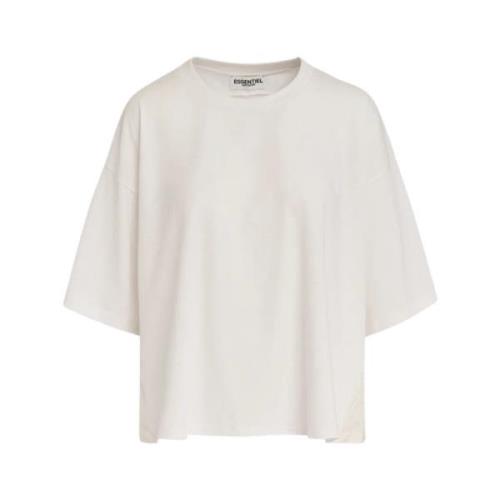 Essentiel Antwerp Ekologisk Bomull Oversized T-shirt med Satin Baksida...