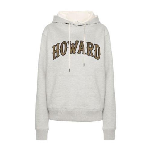 Wales Bonner Grå Hoodie med Stil Howard Gray, Herr