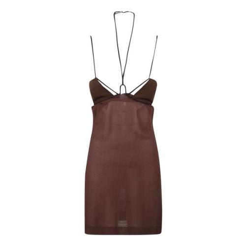 Nensi Dojaka Short Dresses Brown, Dam