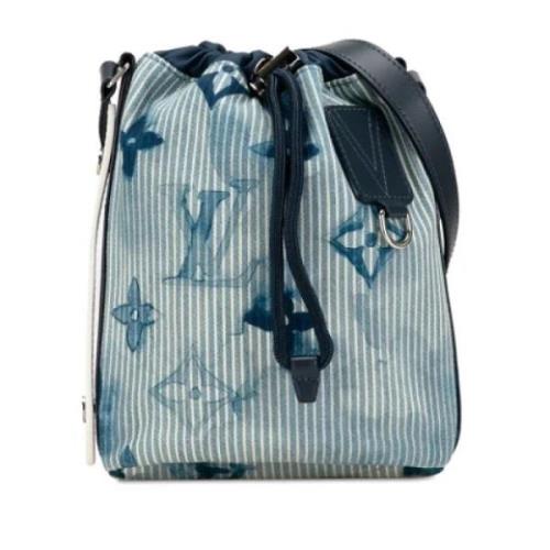 Louis Vuitton Vintage Pre-owned Canvas louis-vuitton-vskor Blue, Dam