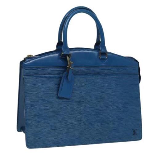 Louis Vuitton Vintage Pre-owned Laeder handvskor Blue, Dam