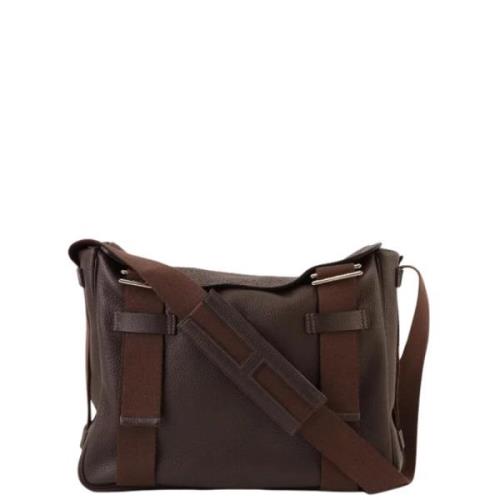 Hermès Vintage Pre-owned Tyg axelremsvskor Brown, Dam