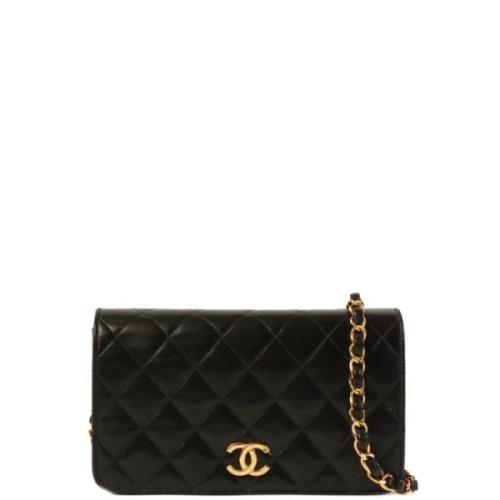 Chanel Vintage Pre-owned Tyg chanel-vskor Black, Dam