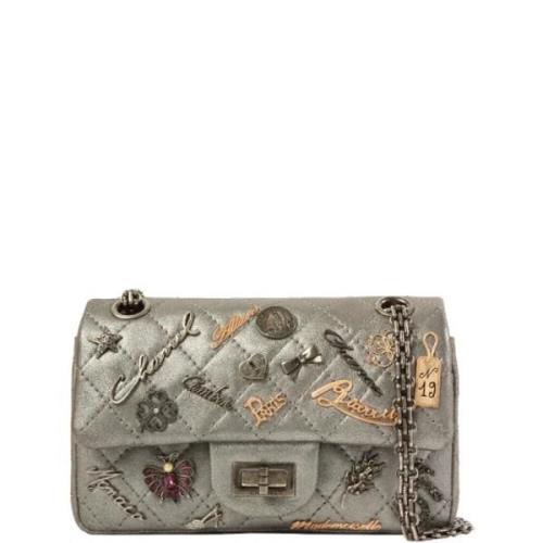 Chanel Vintage Pre-owned Tyg chanel-vskor Gray, Dam