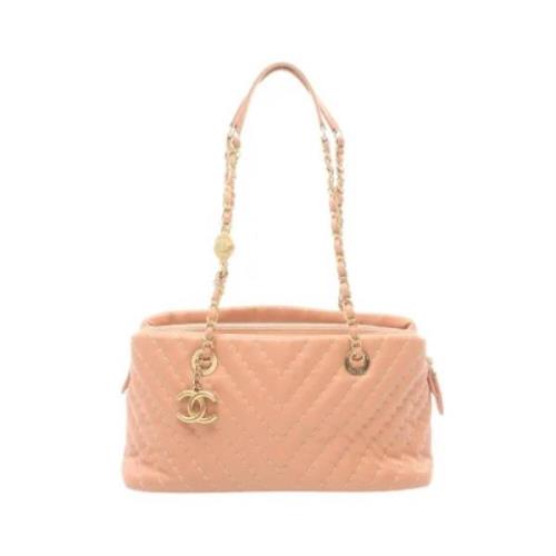 Chanel Vintage Pre-owned Laeder chanel-vskor Pink, Dam