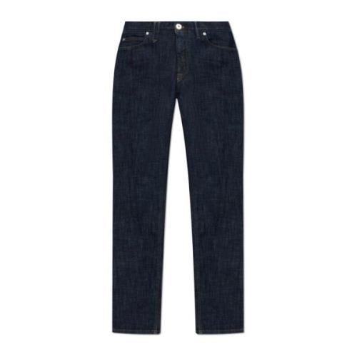 Brioni Jeans med lätt avsmalnande ben Blue, Herr