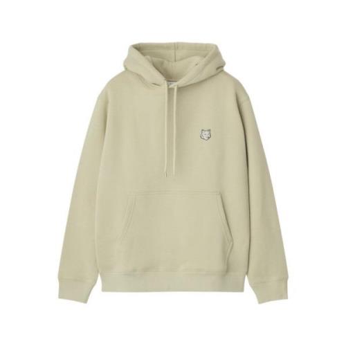 Maison Kitsuné Stilig Sweatshirt för Män Beige, Herr