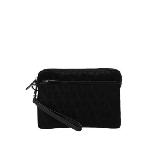 Valentino Garavani Stilren Läder Väska Black, Unisex