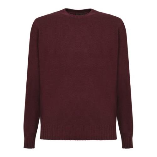 Dell'oglio Bordeaux Stickat Aw24 Red, Herr