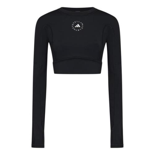 Adidas by Stella McCartney Svart Toppkläder Aw24 Chic Design Black, Da...