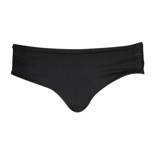 Karl Lagerfeld Svarta strandkläder bikini botten med logotyp Black, Da...