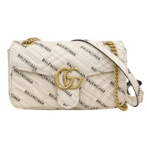 Gucci Vintage Pre-owned Laeder gucci-vskor Beige, Dam