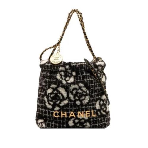 Chanel Vintage Pre-owned Bomull chanel-vskor Black, Dam