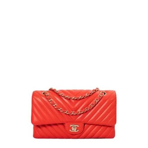 Chanel Vintage Pre-owned Laeder chanel-vskor Red, Dam