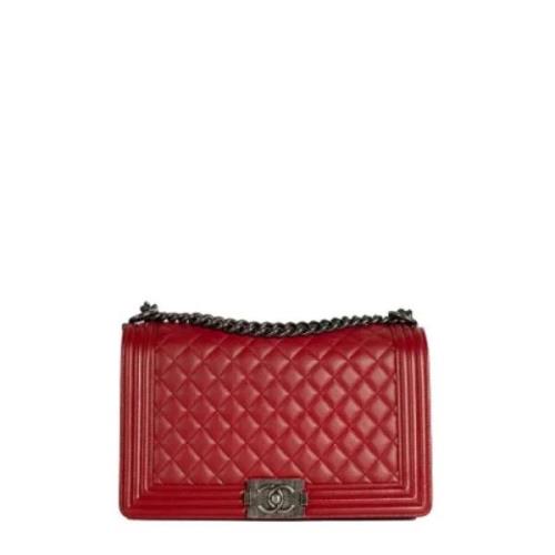 Chanel Vintage Pre-owned Laeder chanel-vskor Red, Dam