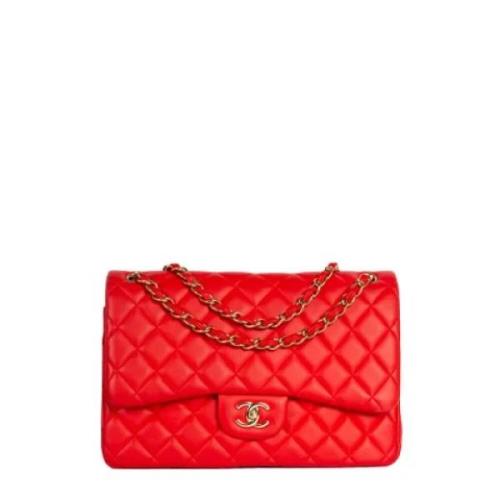 Chanel Vintage Pre-owned Laeder chanel-vskor Red, Dam