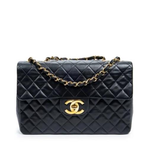 Chanel Vintage Pre-owned Laeder chanel-vskor Black, Dam