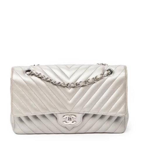 Chanel Vintage Pre-owned Laeder chanel-vskor Gray, Dam