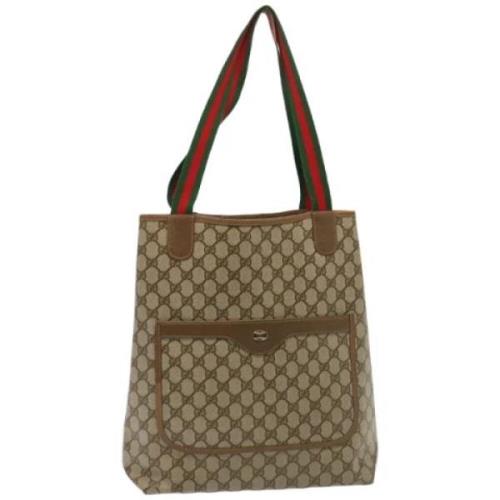 Gucci Vintage Pre-owned Laeder gucci-vskor Beige, Dam