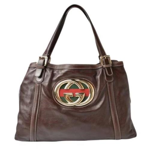 Gucci Vintage Pre-owned Laeder gucci-vskor Brown, Dam