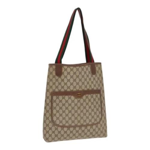 Gucci Vintage Pre-owned Laeder handvskor Beige, Dam