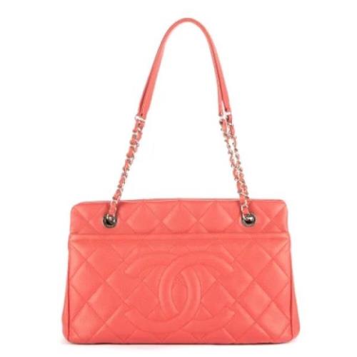 Chanel Vintage Pre-owned Laeder chanel-vskor Red, Dam