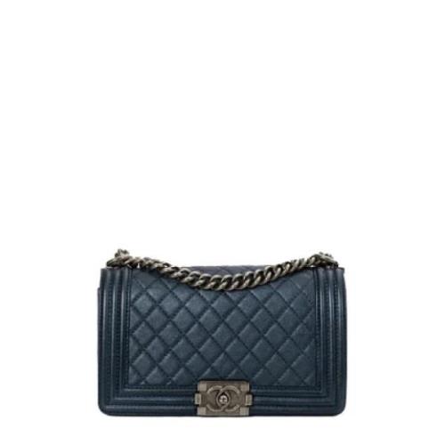 Chanel Vintage Pre-owned Laeder chanel-vskor Blue, Dam