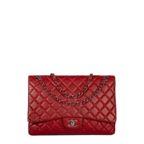 Chanel Vintage Pre-owned Laeder chanel-vskor Red, Dam