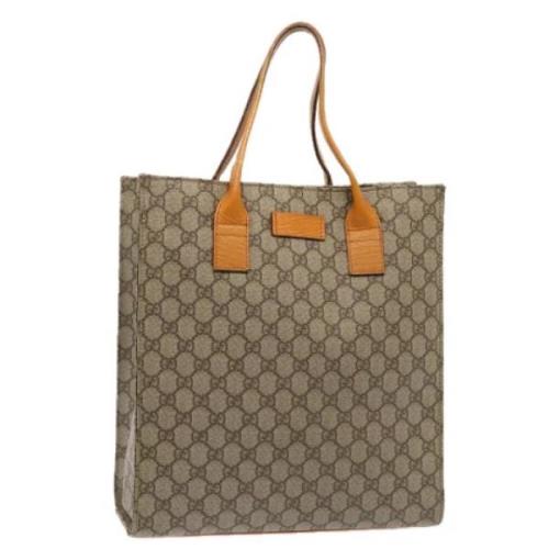 Gucci Vintage Pre-owned Laeder handvskor Beige, Dam