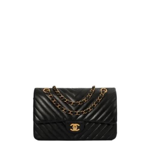 Chanel Vintage Pre-owned Laeder chanel-vskor Black, Dam