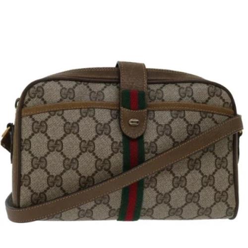 Gucci Vintage Pre-owned Laeder gucci-vskor Beige, Dam