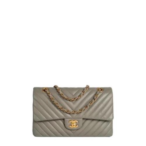 Chanel Vintage Pre-owned Laeder chanel-vskor Gray, Dam