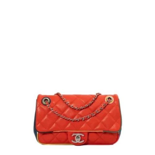 Chanel Vintage Pre-owned Laeder chanel-vskor Orange, Dam