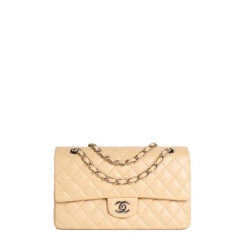 Chanel Vintage Pre-owned Laeder chanel-vskor Beige, Dam