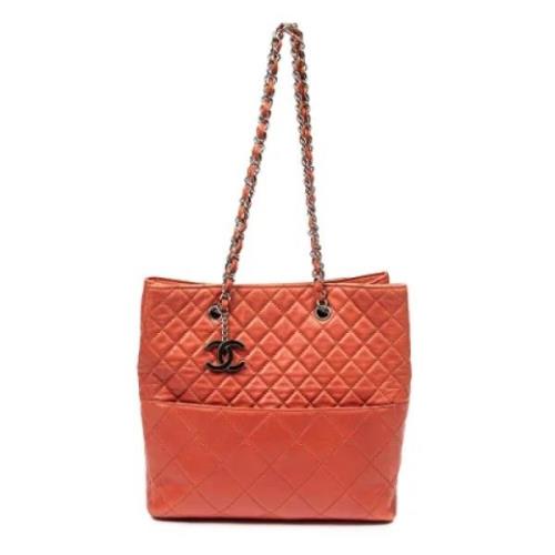 Chanel Vintage Pre-owned Laeder chanel-vskor Orange, Dam