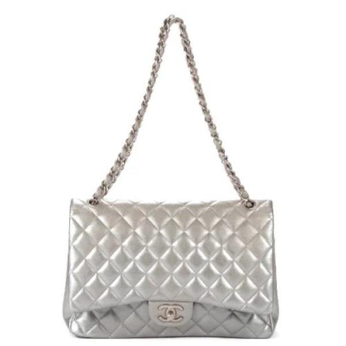 Chanel Vintage Pre-owned Laeder chanel-vskor Gray, Dam