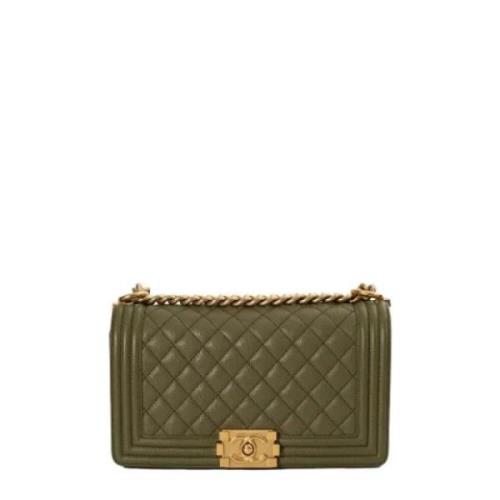 Chanel Vintage Pre-owned Laeder chanel-vskor Green, Dam