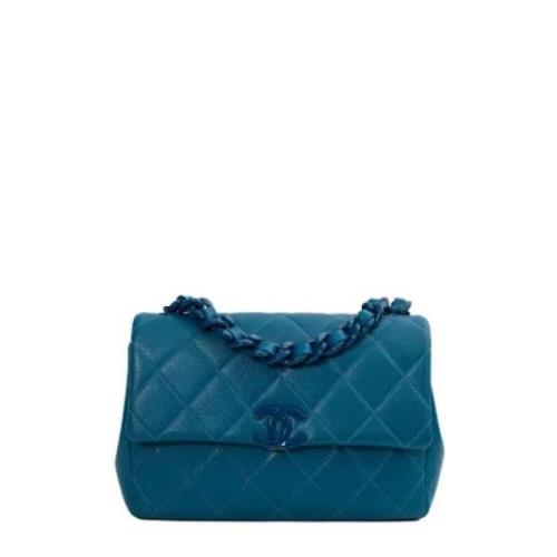 Chanel Vintage Pre-owned Laeder chanel-vskor Blue, Dam