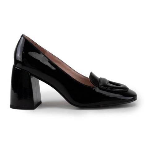 Coccinelle Svarta läderhälpumps Black, Dam