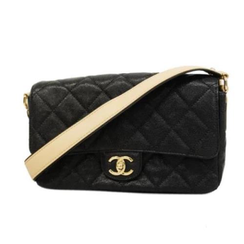 Chanel Vintage Pre-owned Laeder chanel-vskor Black, Dam