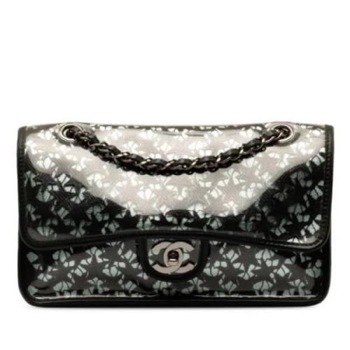 Chanel Vintage Pre-owned Vinyl chanel-vskor Black, Dam