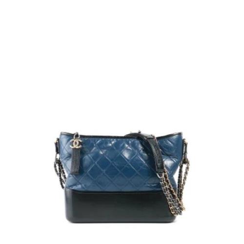 Chanel Vintage Pre-owned Laeder chanel-vskor Blue, Dam