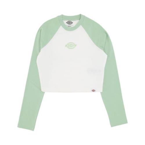 Dickies Grön Rund Hals Långärmad T-shirt Green, Dam